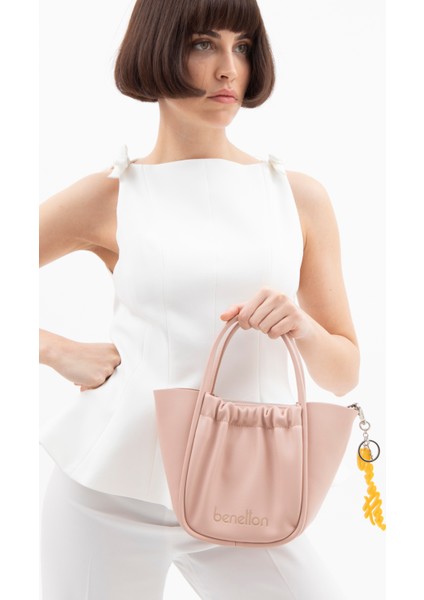 Benetton Kadın El Çantası Pembe BNT1517 fiyatları