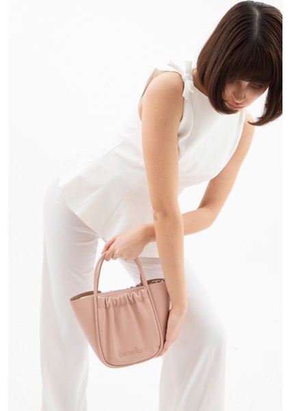 Benetton Kadın El Çantası Pembe BNT1517 modelleri