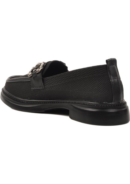 261192 Z Siyah Taşlı Triko Kadın Günlük Ayakkabı fırsatları