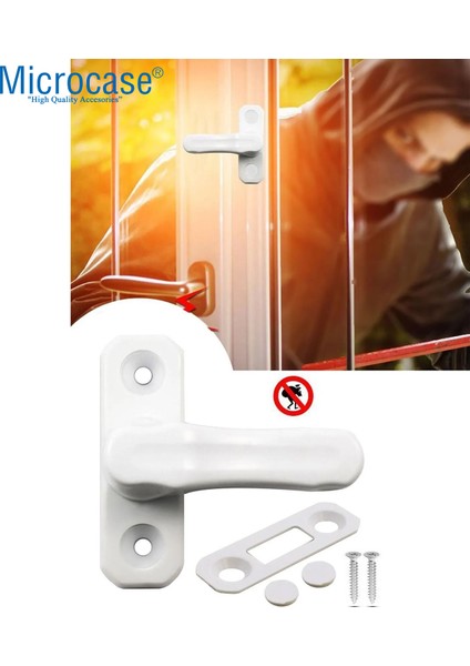 Her Türlü Pvc Pencere Kapıya Uyumlu Emniyet Kilidi - AL4906 1 Adet