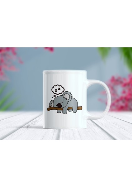 Koala Tasarımlı Kupa Bardak