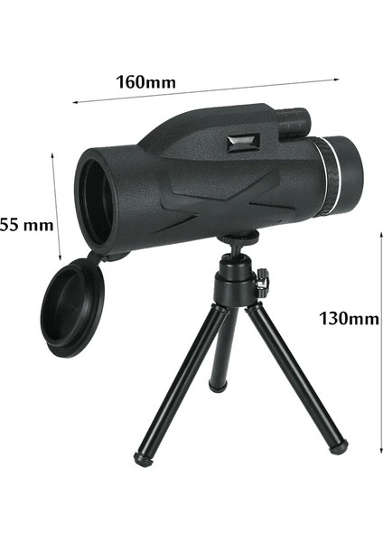 Dürbün 80X100 Ultra Hd Monoküler Zoomlu Su Geçirmez Kamp Kuş Gözlemi Doğa Tripodlu Telefon Tutacağı fiyatları