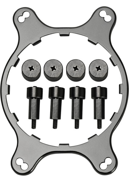 Cpu Soğutucu Fan Braketi Soğutucu Tutucu Aksesuarları Bilgisayar Arka Plaka Yedek Soğutma Desteği Am4 Am5 (Yurt Dışından)