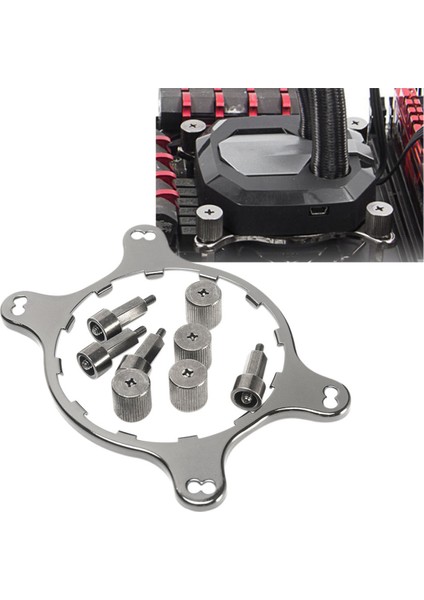 Cpu Soğutucu Fan Braketi Soğutucu Tutucu Aksesuarları Bilgisayar Arka Plaka Yedek Soğutma Desteği Am4 Am5 (Yurt Dışından) fırsatları