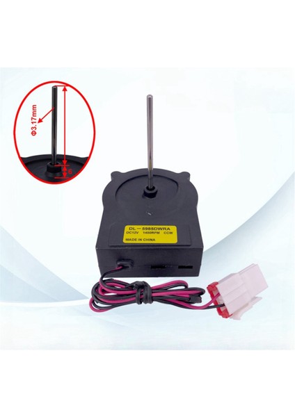 Buzdolabı DL-5985DWRA DV12V 1400RPM Buzdolabı Radyatör Dondurucu Parçaları Için Soğutma Fanı Motoru (Yurt Dışından) modelleri