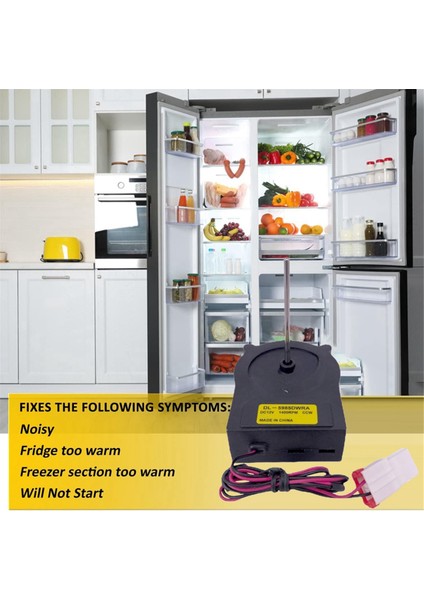Buzdolabı DL-5985DWRA DV12V 1400RPM Buzdolabı Radyatör Dondurucu Parçaları Için Soğutma Fanı Motoru (Yurt Dışından) fırsatları