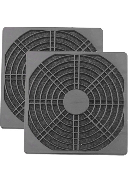 2 Adet Toz Geçirmez Blower Guard Abs Bilgisayar Vantilatör Izgarası 120MM Fan Filtre Örgü Kapak Aletsiz Süzgeç (Yurt Dışından)