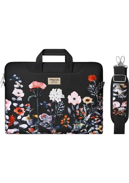 Mosıso Dizüstü Bilgisayar Omuz Çantası 16 Inch Black