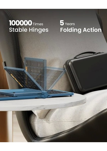 Protoarc XKM01 Bluetooth Katlanabilir Klavye ve Fare Blue