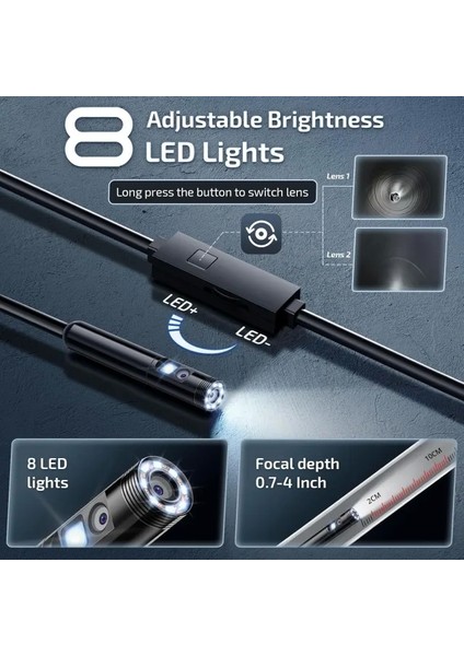 1920P Borescope Muayene Kamerası 2-Interface