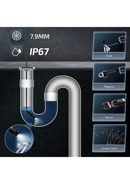 1920P Borescope Muayene Kamerası 2-Interface