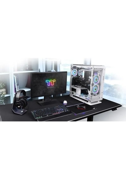 Core P3 Pro E-Atx Mid Tower Oyun Bilgisayarı Kasası P6 White