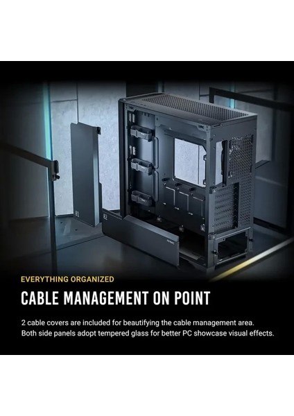 Full Tower Temp Display Mesh Ön Panel E-Atx Pc Oyun Kasası Performance 1