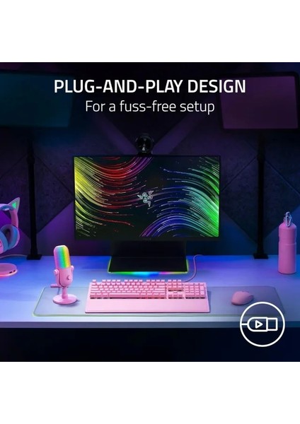 Seiren V3 Chroma Rgb USB Mikrofon Quartz Pink