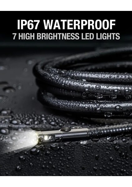 Çift Lensli Endoskop Muayene Kamerası 3.3ft modelleri