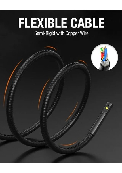 Çift Lensli Endoskop Muayene Kamerası 3.3ft fırsatları