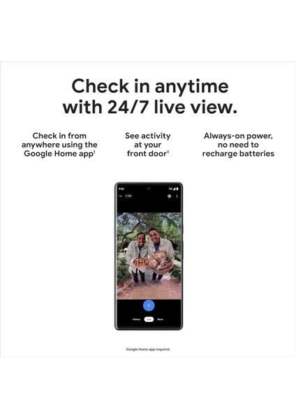 Nest 2. Nesil Görüntülü Kapı Zili Güvenlik Kamerası Ivy