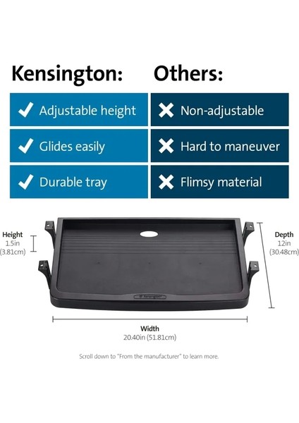 Underdesk Basic Klavye Çekmecesi (K60009US)