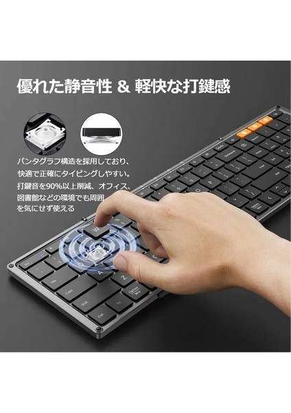 Protoarc Katlanabilir Bluetooth Klavye Black Gray fırsatları