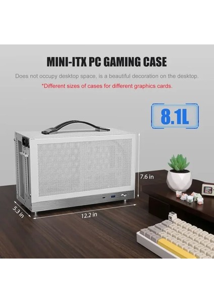 S300 - Mini-Itx Pc Oyun Kasası S300 White