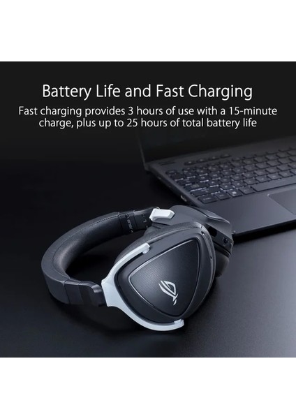 Rog Delta S Rgb Usb-C 7.1 Mikrofonlu Oyuncu Kulaklığı Wireless Delta S
