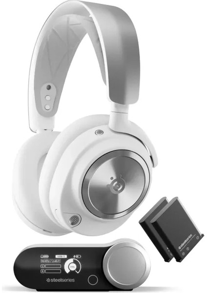 Arctis Nova Pro Kablosuz Multi-Sistem Gaming Kulaklık Playstation White