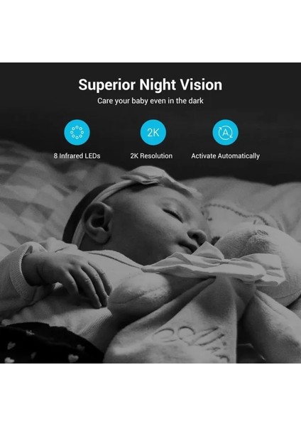 360° 2k İç Mekan Güvenlik Kamerası White + 64GB Tf Card indirimleri