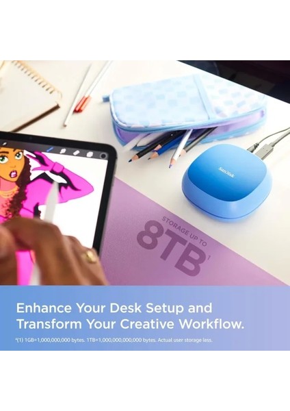 Creator USB 3.2 Gen SSD Masaüstü Sürücüsü SSD Desk Drive 8tb
