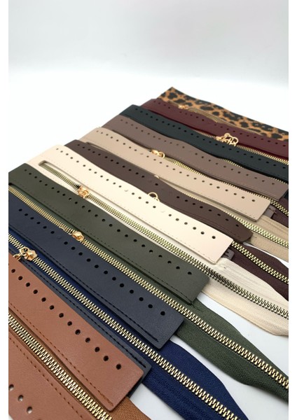 Silindir Fermuarlı Bavul Çanta Örgü Kiti - Taba fiyatları