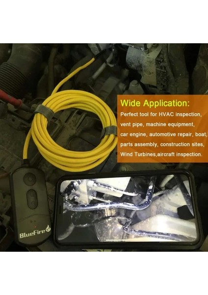 5mp 1944P Hd Wifi Yarı Sert ve Kablosuz Endoskop 3.5m indirimleri