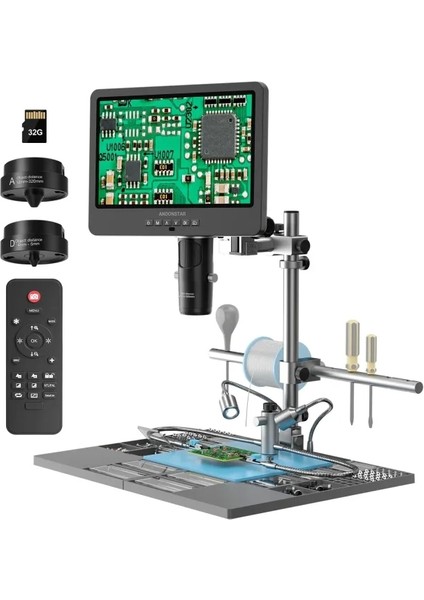 AD246S-M Plus HDMI Lehimleme Dijital Mikroskop 10.1 INCH-AD249S-M Plus