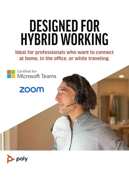 Poly Voyager Focus 2 Uc Kablosuz Kulaklık fiyatları