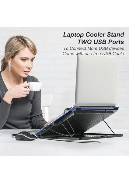 Dizüstü Bilgisayar Soğutma Pedi - 38-43.9 cm Blue indirimleri