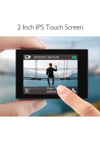 EK7000 Pro 4K Dokunmatik Ekran Sualtı Aksiyon Kamerası With 64GB Microsd Card fiyatları