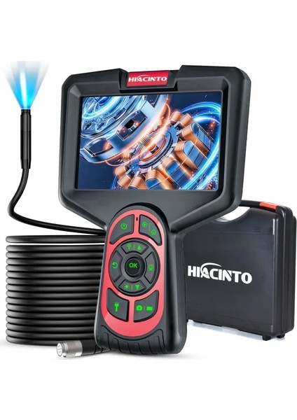 360° LED Işıklı ve Elektrikli Döner Endoskop 5m ES550