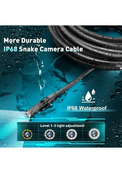 360° LED Işıklı ve Elektrikli Döner Endoskop 5m ES550 fırsatları