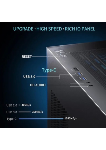 E-Atx Mid Tower Bilgisayar Kasası