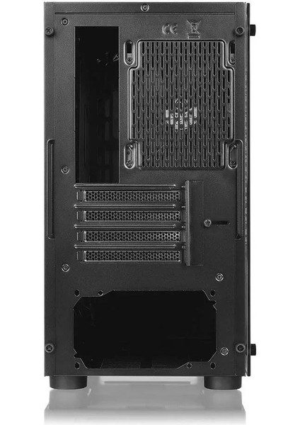 Versa H18 Temperli Cam Spcc Micro Atx Oyun Bilgisayarı Kasası H18 Black