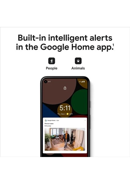 İç Mekan Nest Güvenlik Kamerası 1080P 2. Nesil Sis