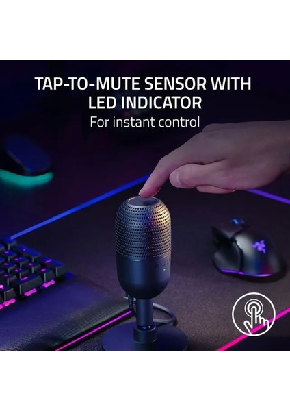 Seiren V3 Mini USB Mikrofon Black