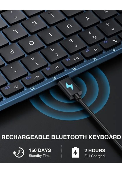 Protoarc Katlanabilir Bluetooth Klavye Dark Blue indirimleri