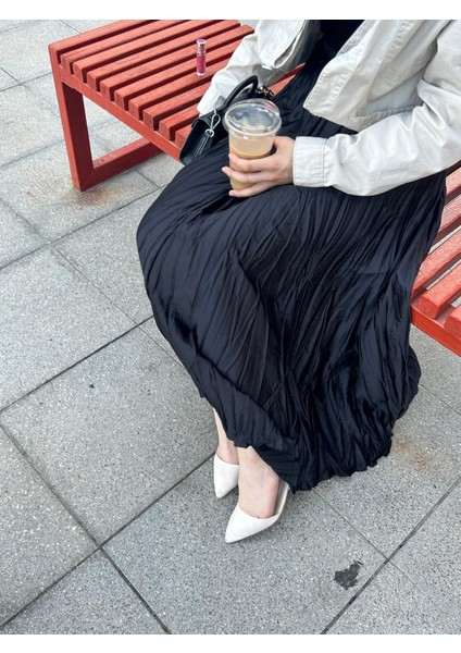 Raena Kırışık Etek