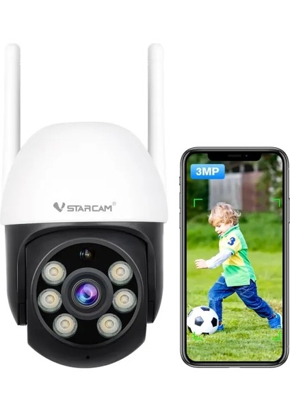 3mp Kablolu Güvenlik Kamerası Dış Mekan