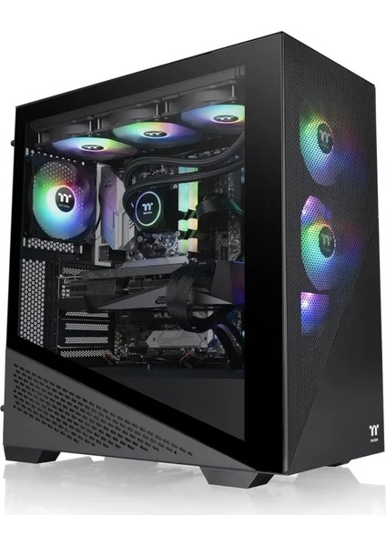 Divider 170 Tg Argb Anakart Sync Matx 2X120MM Argb Fanlı Bilgisayar Kasası Divider 370 Black