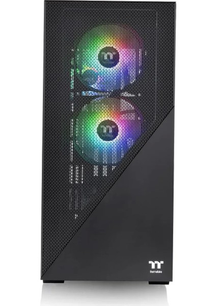 Divider 170 Tg Argb Anakart Sync Matx 2X120MM Argb Fanlı Bilgisayar Kasası Divider 370 Black