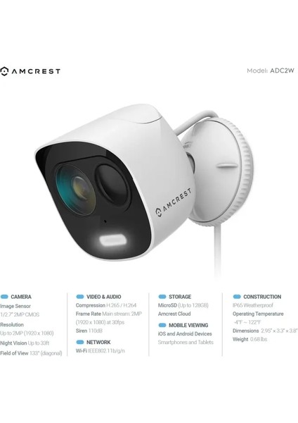 Smarthome 1080P Dahili Siren Alarmı Wifi Güvenlik Kamerası modelleri