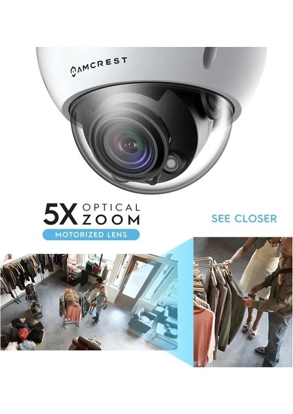 4K Optik Zoom Ip Değişken Odaklı 8mp Dış Mekan Güvenlik Kamerası fırsatları