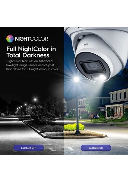 Ultrahd 4K (8mp) Ip Poe Aı 15FPS Kamera White
