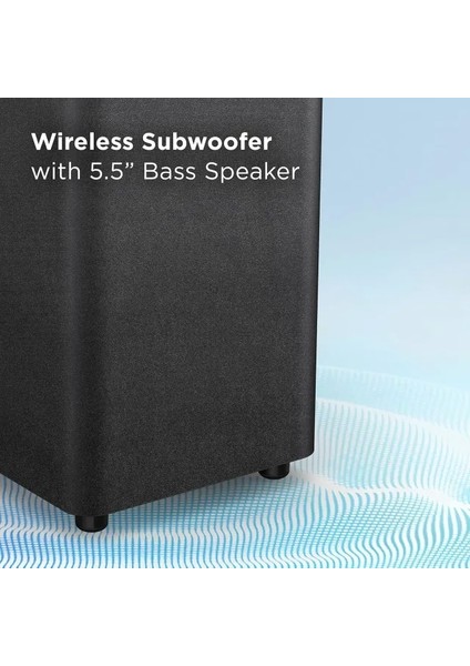 2.1 Kanal Ses Çubuğu Kablosuz Subwoofer (S4210) Black