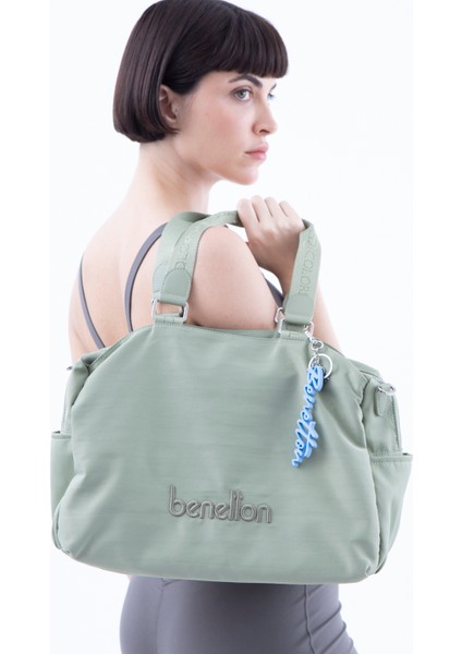 Benetton Kadın Kol Çantası Su Yeşilı BNT1483